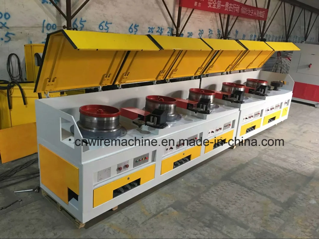 High Speed Automatic Continues Dry Type Steel Wire Straight Line Metal Wire Drawing Machine