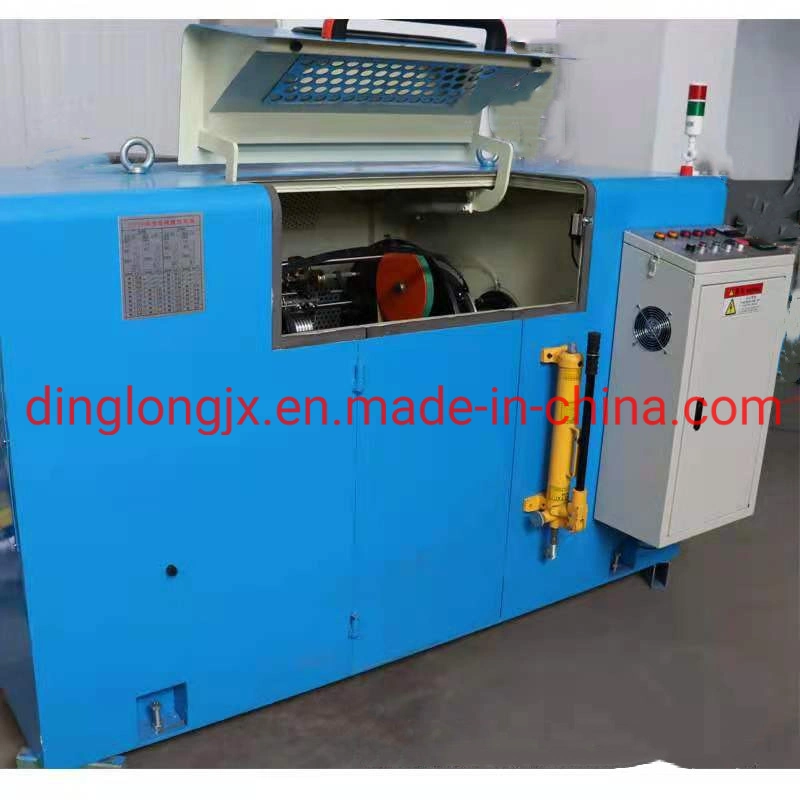 Plastic Cable Copper Wire Cable Bunching Single / Double Stranding Machine