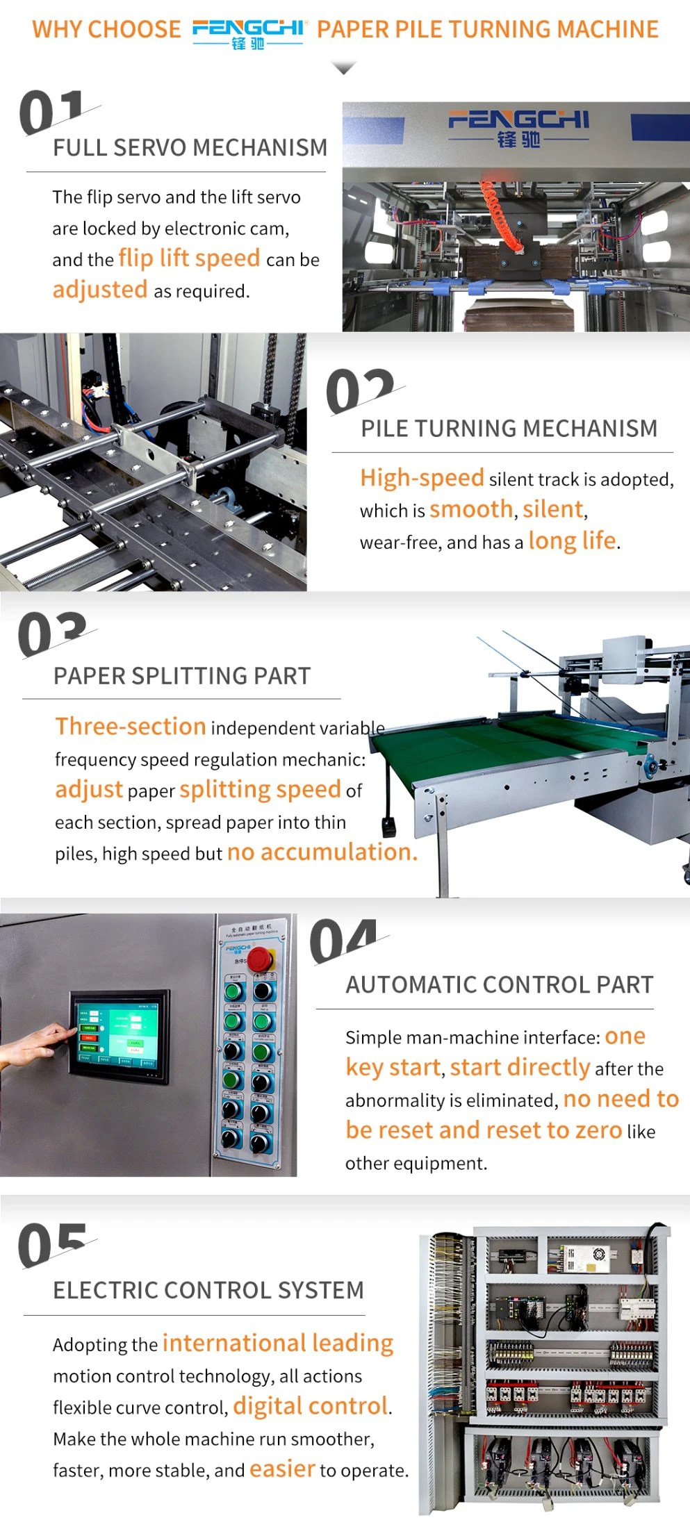 Industrial Packing Machine Full Servo Digital Paper Take-up Machine Without Training